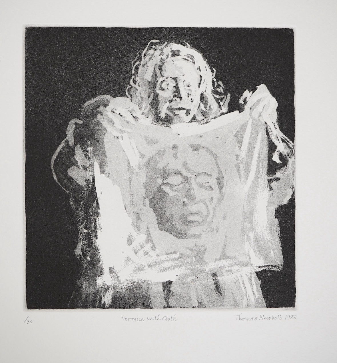 Thomas Newbolt, b. 1951, 'Veronica with Cloth'